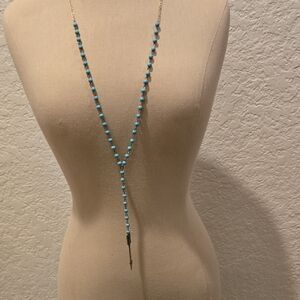 Elegant Turquiose Beaded Necklace